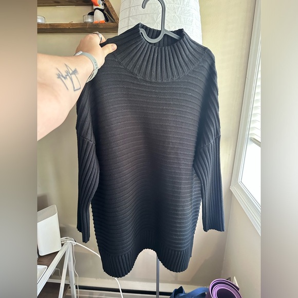 NWT French Connection Mozart Ribbed High Neck Jumper Sweater Sz M - Picture 3 of 10